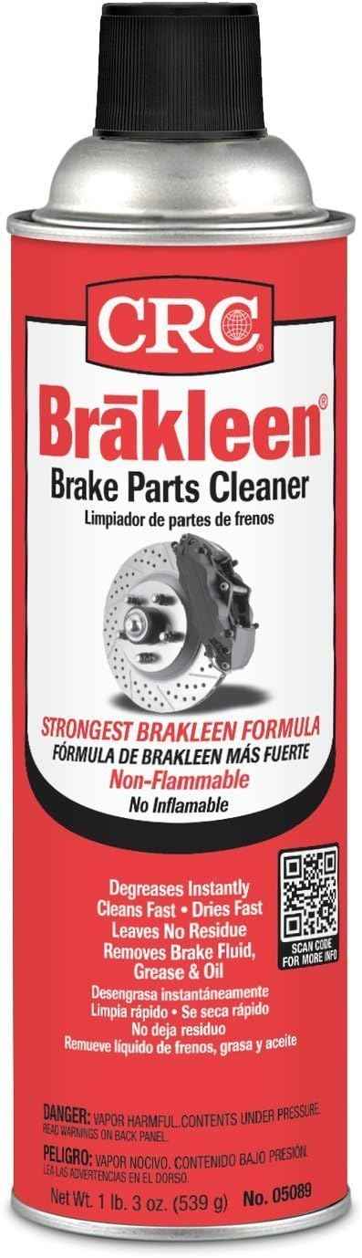 CRC Industries (CRC05089) Brakleen Brake Parts Cleaner - 19 oz Can, 12 per Pack